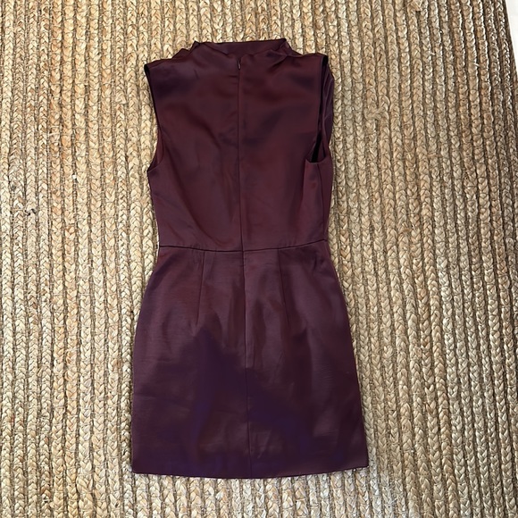 ACLER Sleeveless Drape Detail Mini Dress - Picture 2 of 6